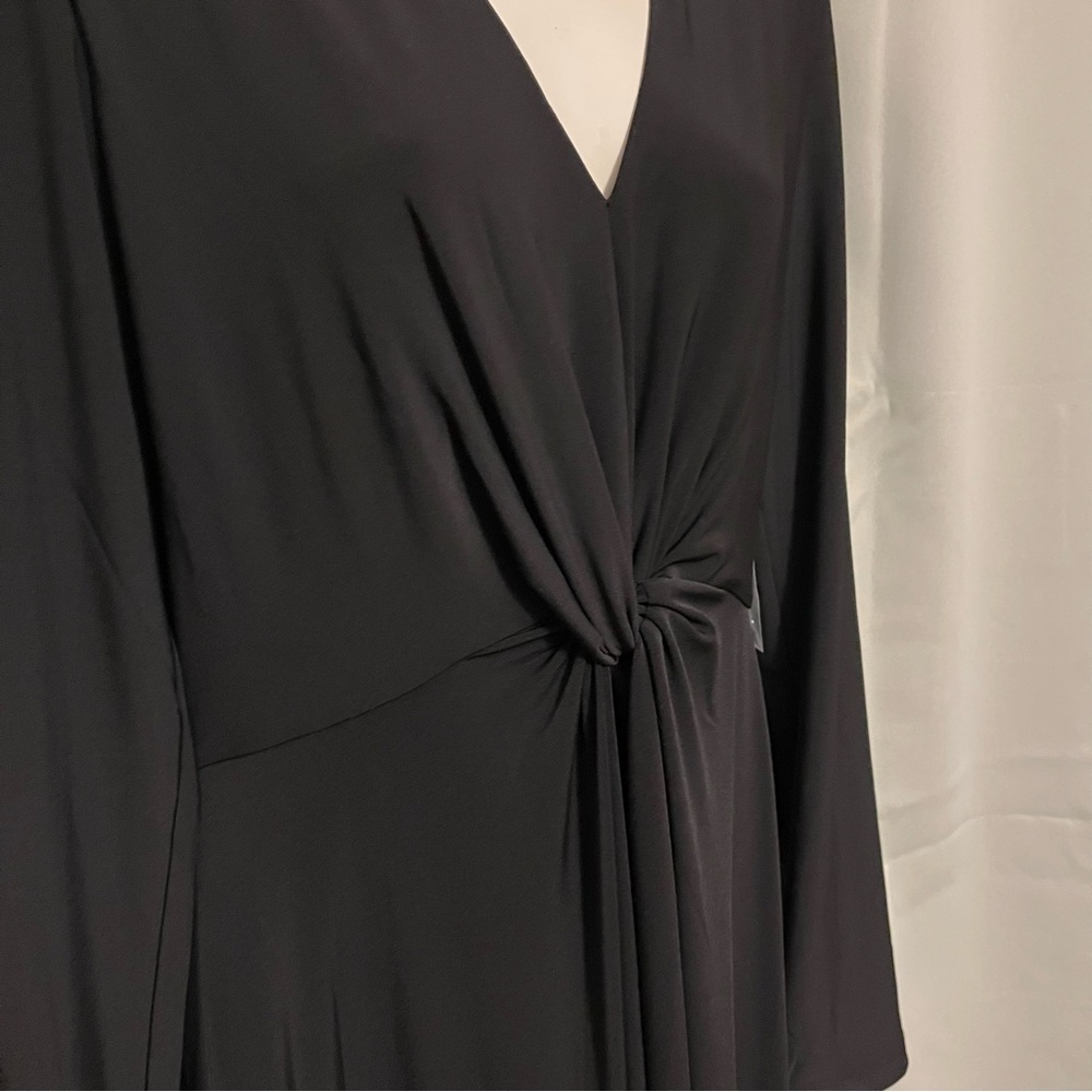 🆕 Karen Kane Knotted Long Sleeve Gown